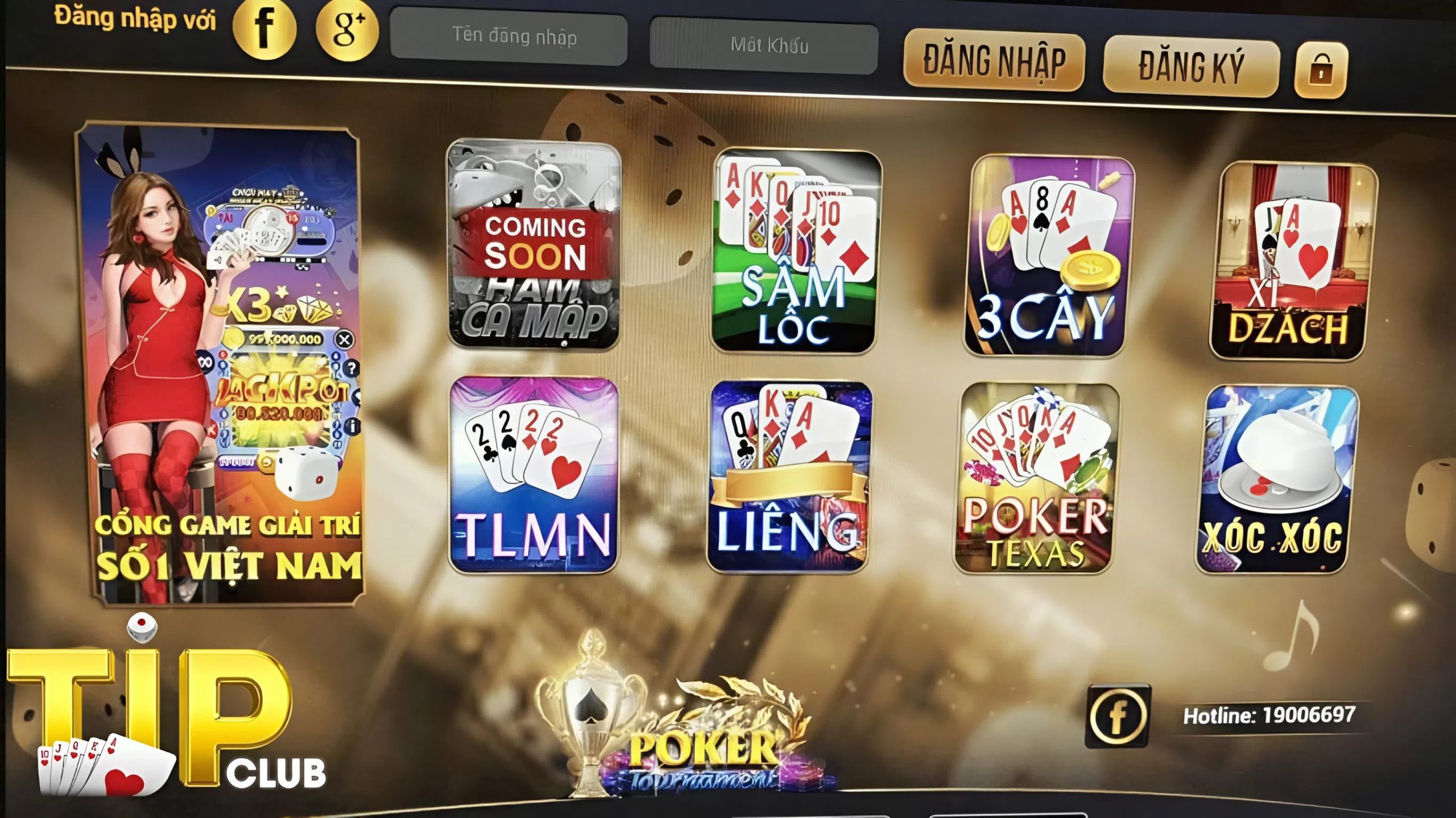 Các trò chơi nổi bật tại sảnh Tipclub